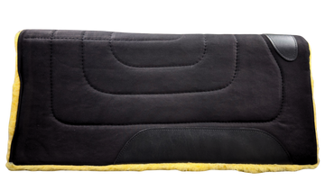 Black Canvas Saddle Pad