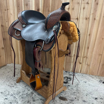 Circle Y Tack Room Tool Trail Saddle, 16" Seat (Demo)