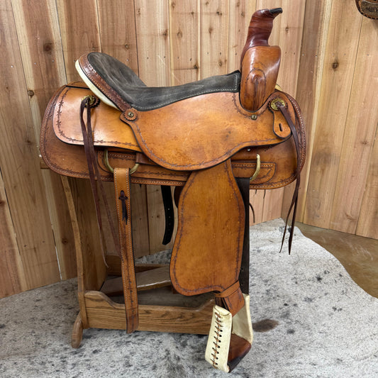 Used American Saddlery Roper Saddle, 17" Seat