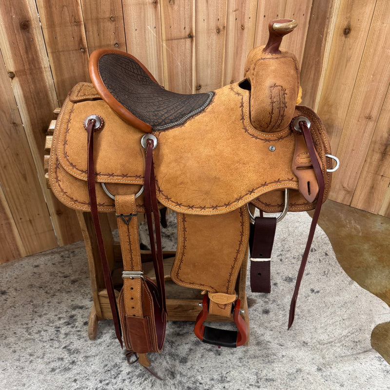 R Bar B Workhorse Ranch Saddle, 15.5" Seat