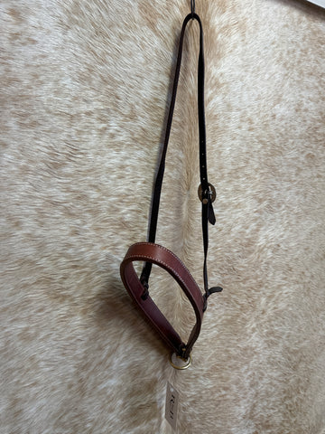 Noseband, Heavy Oil Harness Leather, 1"