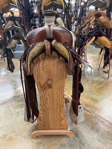 Used Billy Cook Maker Ranch Saddle, 16" Seat