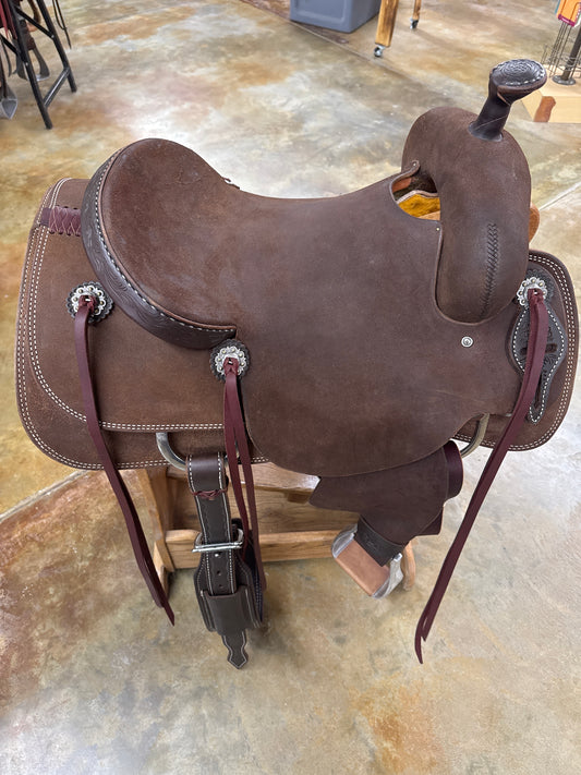 R Bar B Summit Series Ranch Cutter Saddle, 15.5" Seat