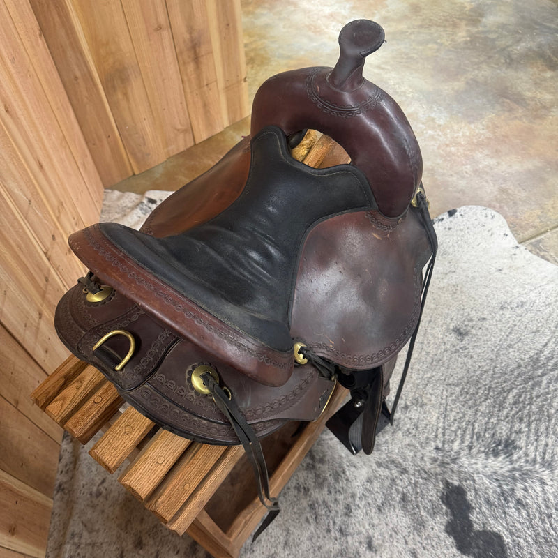 Used Circle Y Trail Gator Saddle, 14" Seat