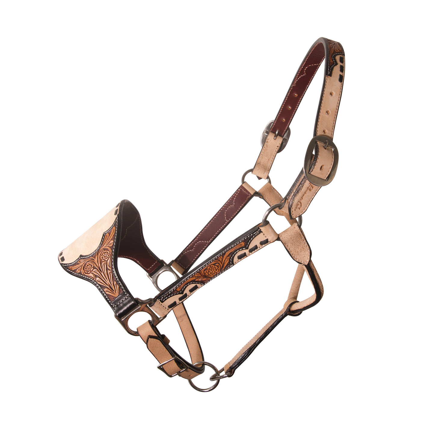 Professional's Choice Leather Floral Bronc Halter