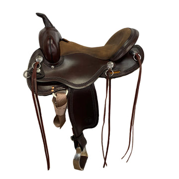 Circle Y Gillette Trail Saddle, 17", Wide Fit