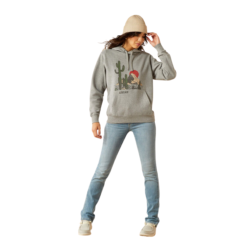 Ariat Women's San Pedro Heather Grey Hoodie