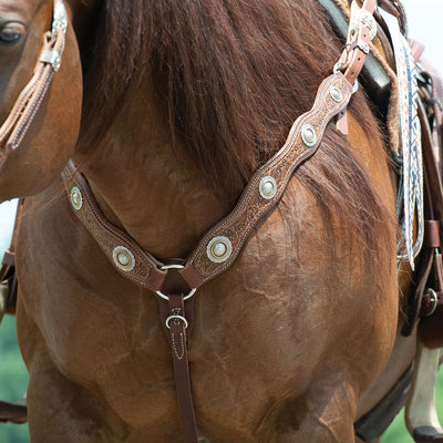 Weaver Western Edge Scalloped Breast Collar