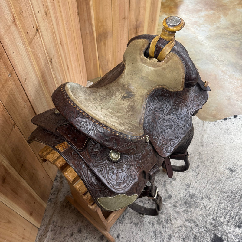 Used Billy Cook "Amy Gamblin" Saddle, 15" Seat