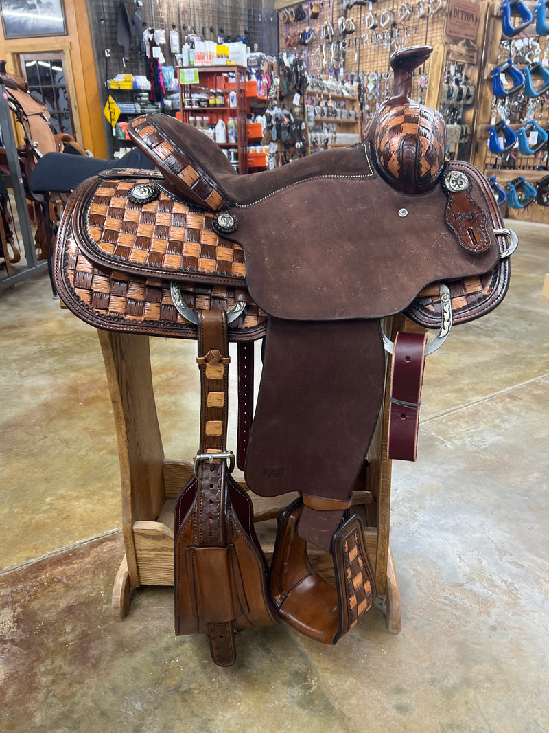 R Bar B Roper Saddle, 14" Seat