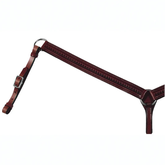 Circle Y Walnut Straight Shell Breast Collar