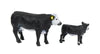 Big Country Toys Black Baldy Cow & Calf