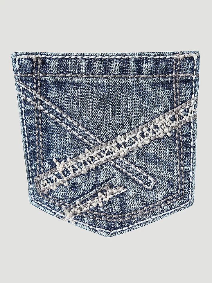 Wrangler Boy's 20X Vintage Bootcut Slim Fit Jean-Breaking Barriers
