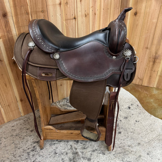 Used Circle Y Willow Springs Trail Saddle, 17" Seat