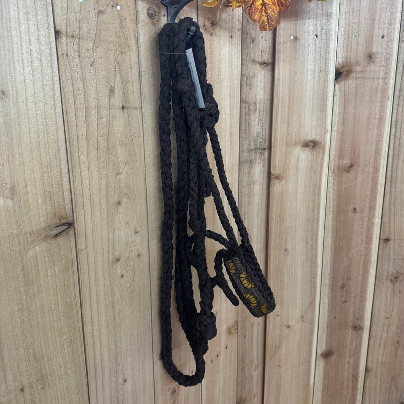 Used Mule Tape Sunflower Halter