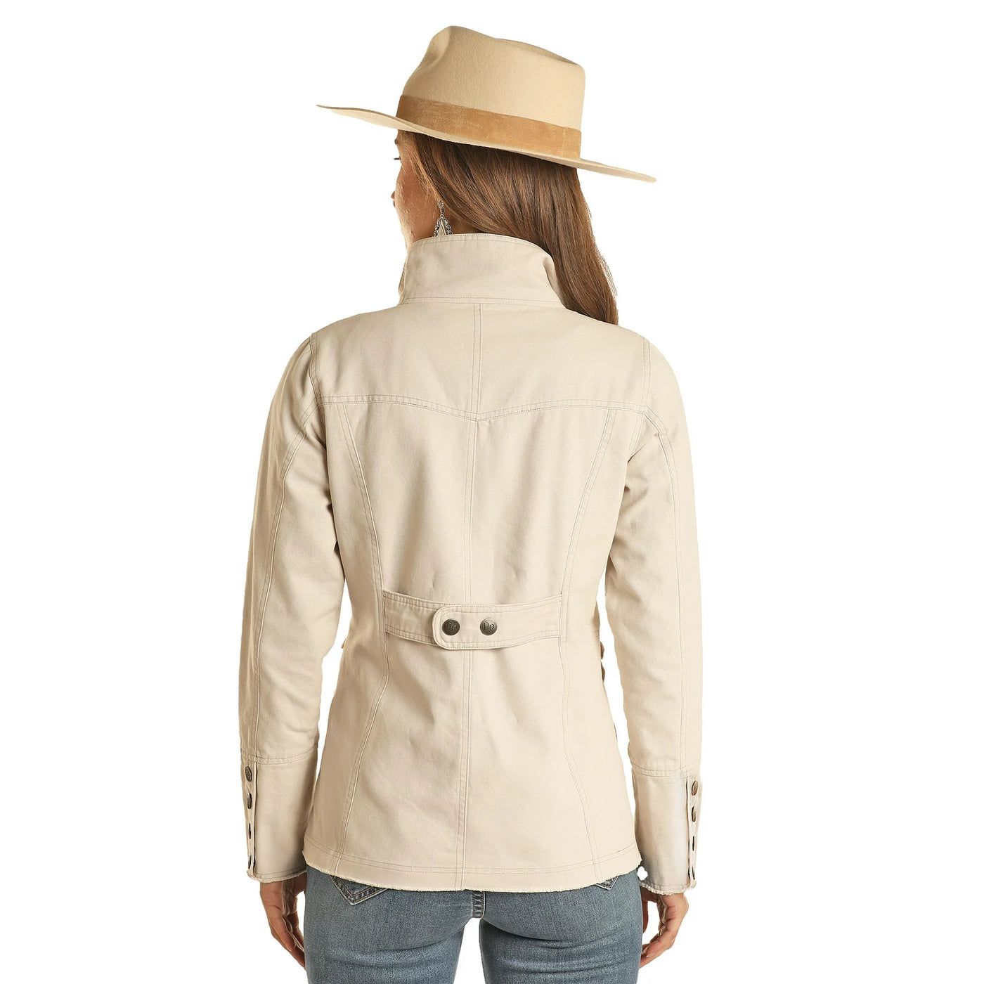 Powder River Women's Cotton Canvas Natural Jacket