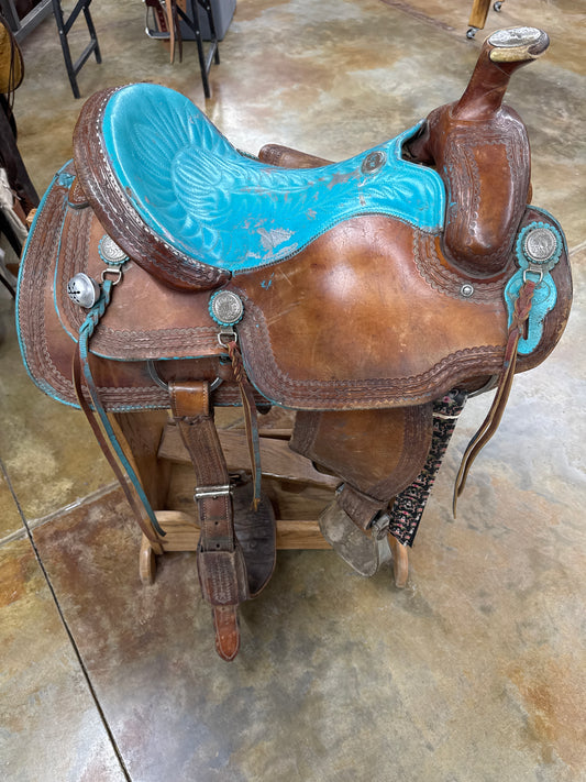 Used Billy Cook Genuine Roper Saddle, 15.5" Seat