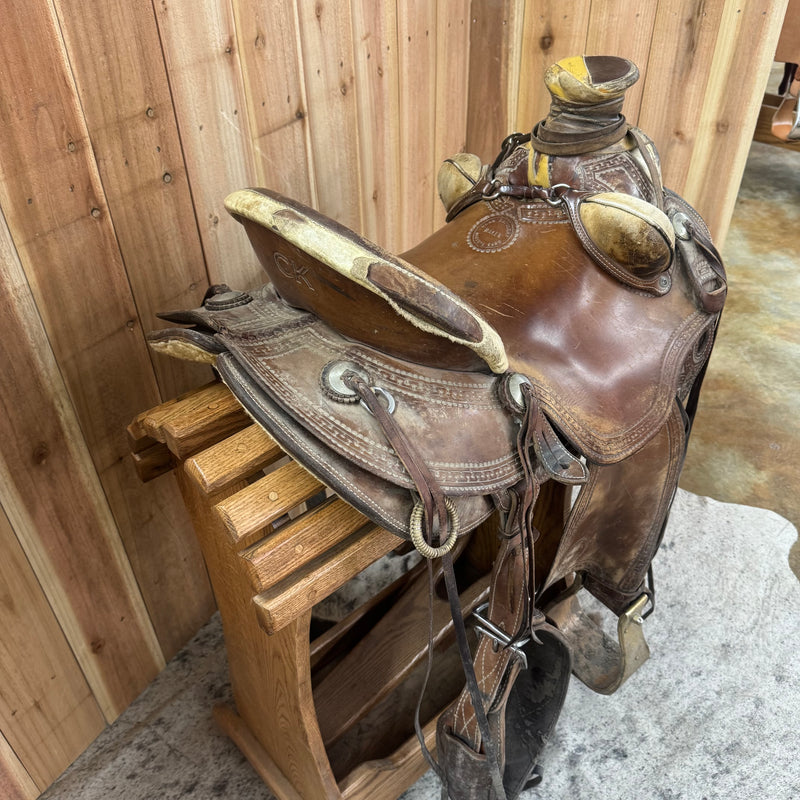 Used Matt Hunn Wade Saddle, 15.5" Seat