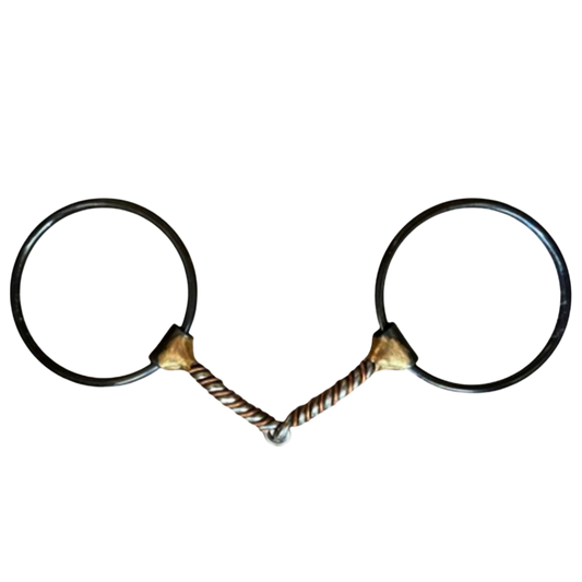 Dutton Twisted Wire Ring Snaffle Bit