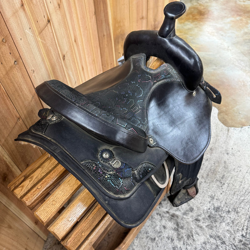 Used Nash Leather/Cordura Trail Saddle, 14" Seat