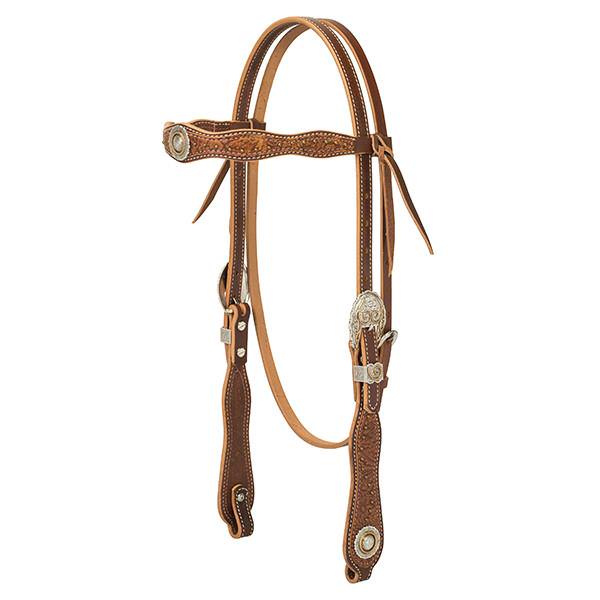 Weaver Leather Western Edge Browband Headstall