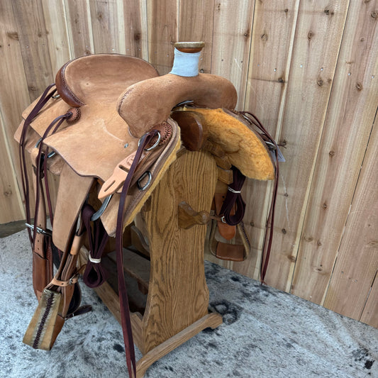R Bar B Workhorse Roper Saddle, 14.5" Seat