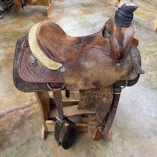 Used Courts Roper Saddle, 15" Seat