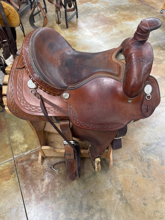 Used Dakota Roper Saddle, 14.5" Seat