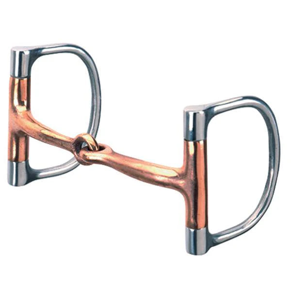 Weaver Dee Ring Bit, 5" Copper Plated Mouth