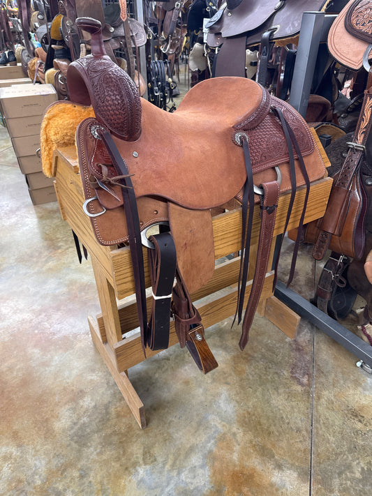 R Bar B Summit Series Ranch Cutter Saddle, 15.75" Seat