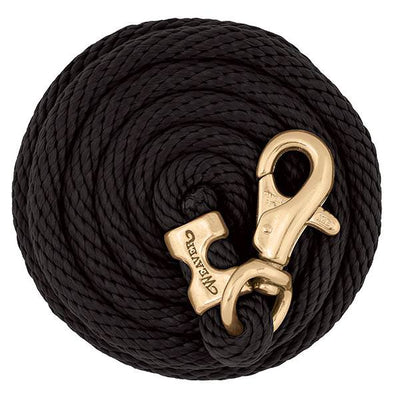 Weaver Poly Lead Rope w/Brass Plated Bull Trigger Snap