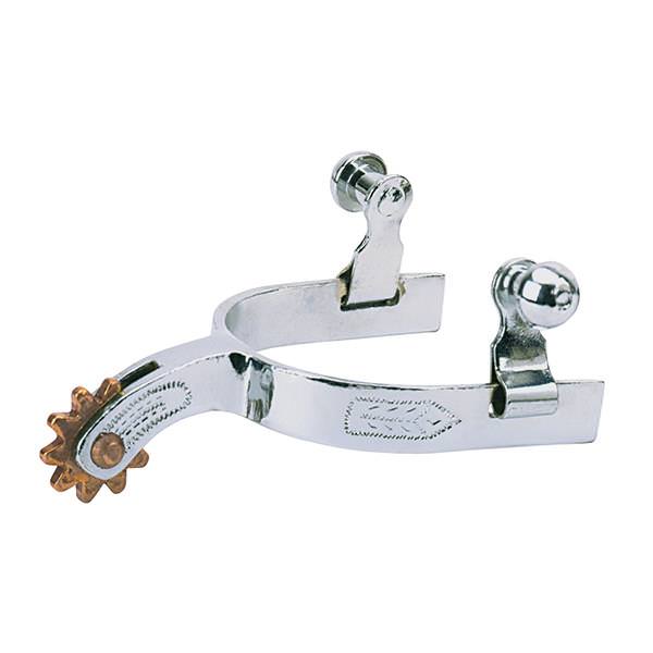 Weaver Youth Spurs with Engraved Band