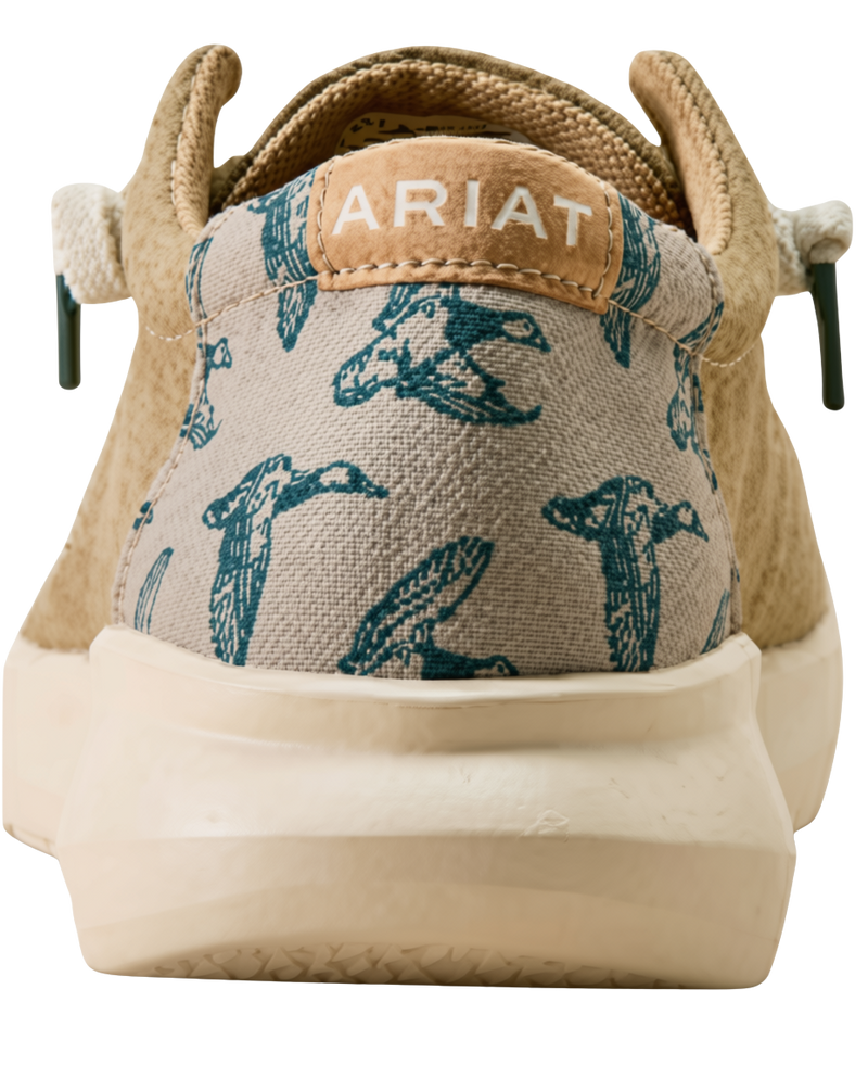 Ariat Men's Tan/Waterfowl Flight Hilo Shoes