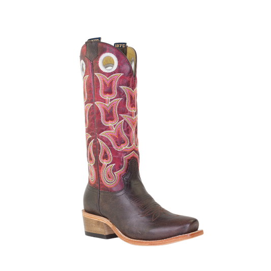 Hyer Women's Brown/Red Tipton Boots