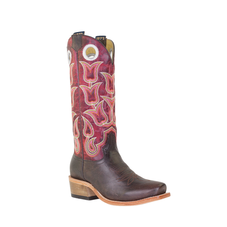 Hyer Women's Brown/Red Tipton Boots