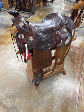 Used S D Myres Saddle Co. Saddle, 14" Seat