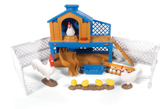 Big Country Toys 11-Piece Chicken Coop Playset