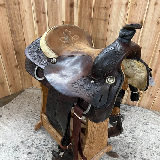 Used Circle Y Roper Saddle, 14.5" Seat