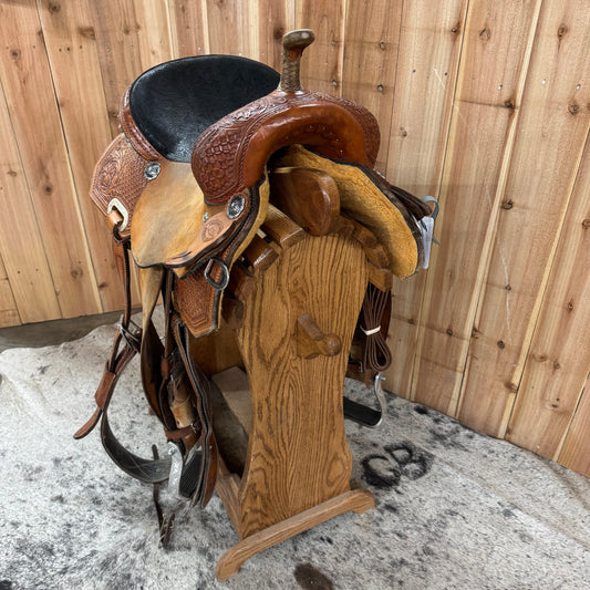 Used HR Barrel Saddle, 14" Seat