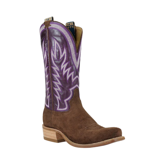 Hyer Men's Culver Boots-Chestnut/Eggplant