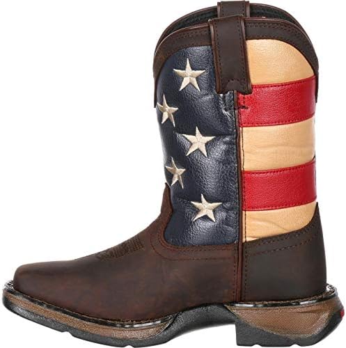 Durango Lil' Rebel Big Kids Flag Western Boots