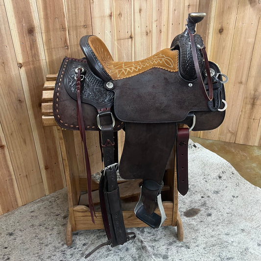 Circle Y Team Camarillo Lady Pro Roper Saddle, 14.5" Seat (Demo)