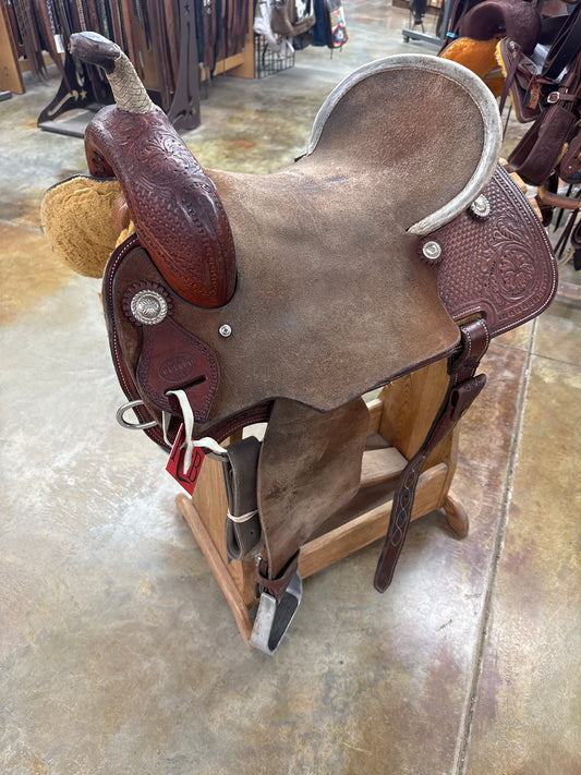 Used Corriente Barrel Saddle, 15.75" Seat