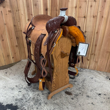 Cactus Saddlery Seat Rig Ranch Saddle, 16" Seat