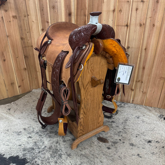 Cactus Saddlery Seat Rig Ranch Saddle, 16" Seat