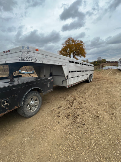 24 Foot Feather Lite Stock Trailer