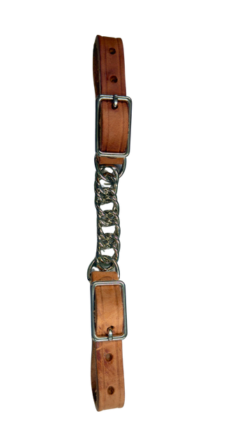 Berlin Custom Leather Twisted Chain Curb