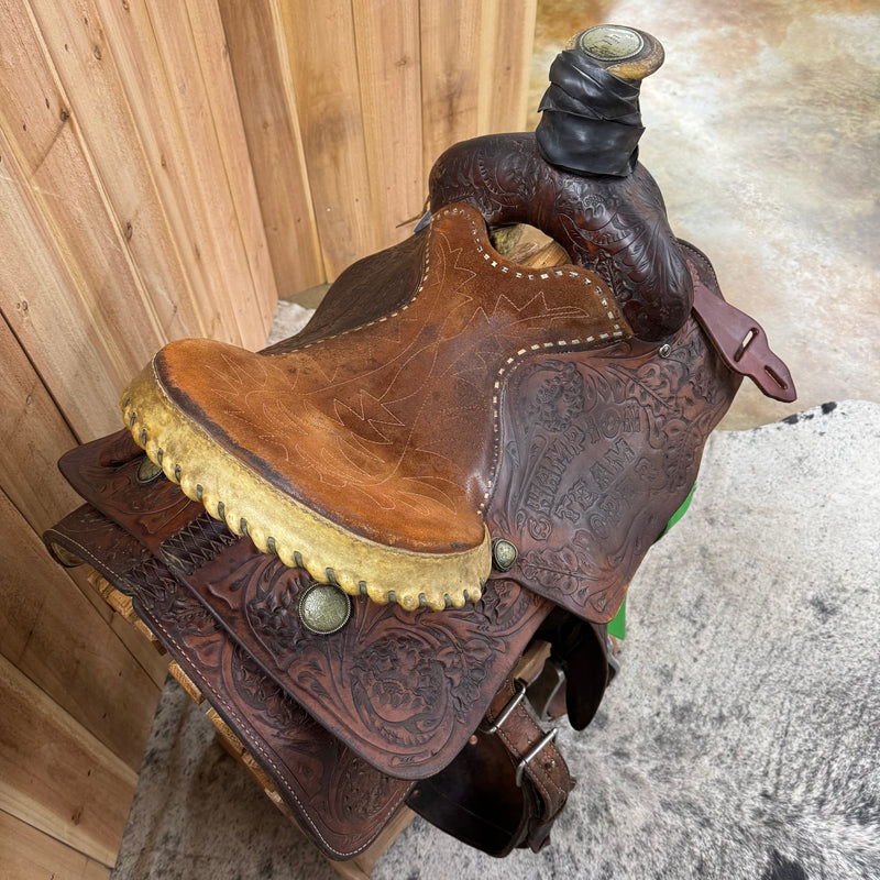 Used Courts Roper Saddle, 15" Seat