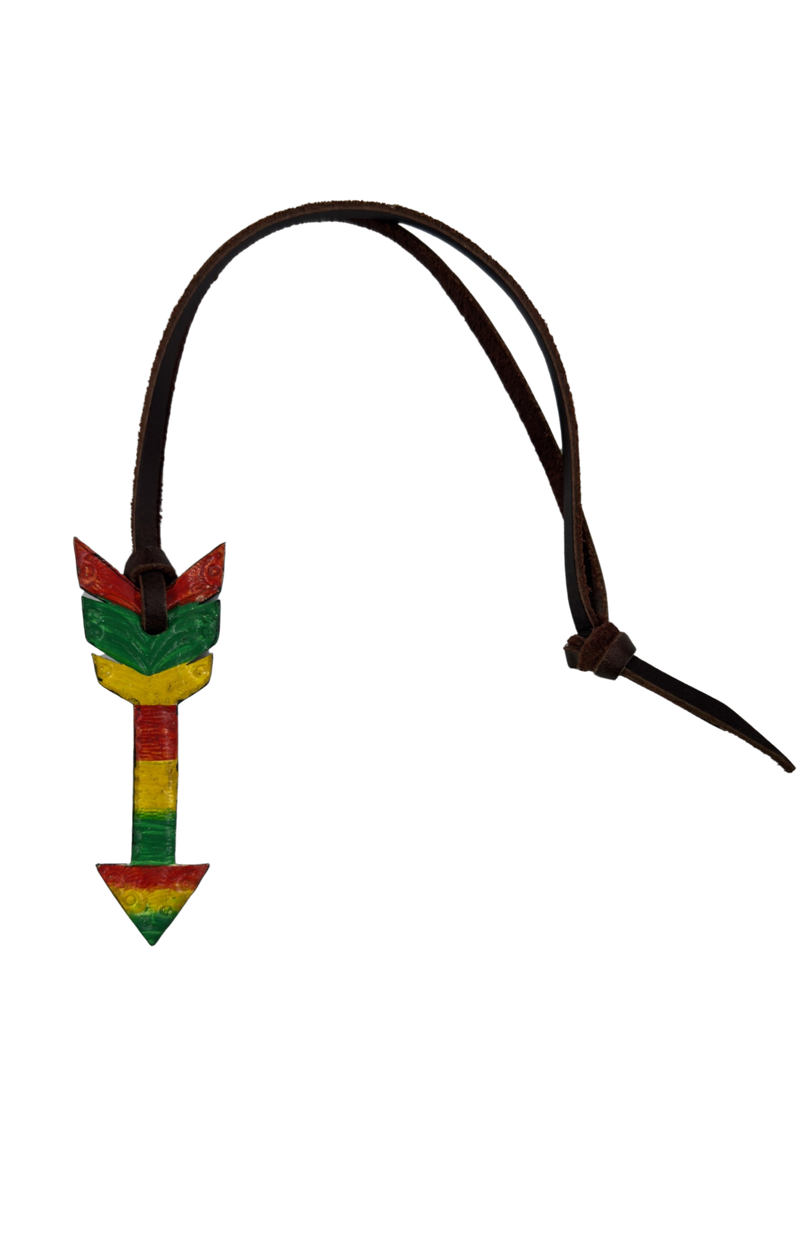 Rafter T Ranch Company Small Arrow Leather Saddle Charms