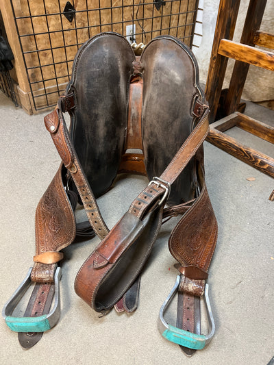 Used Cactus Charmayne James Barrel Saddle, 13.5"